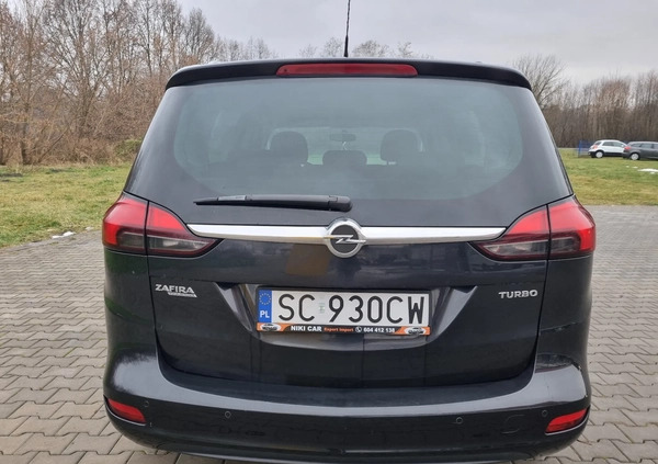 Opel Zafira cena 33800 przebieg: 184000, rok produkcji 2012 z Częstochowa małe 781